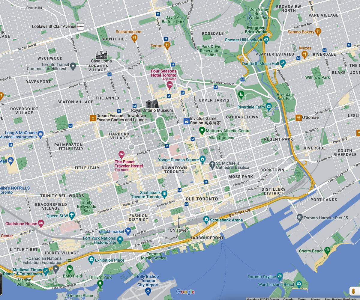 Map location view